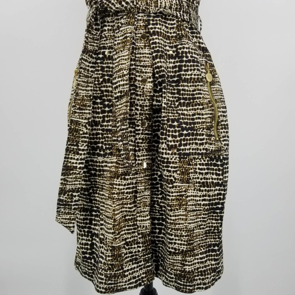 Calvin Klein Button Down Safari Sheath Dress - Picture 5 of 8